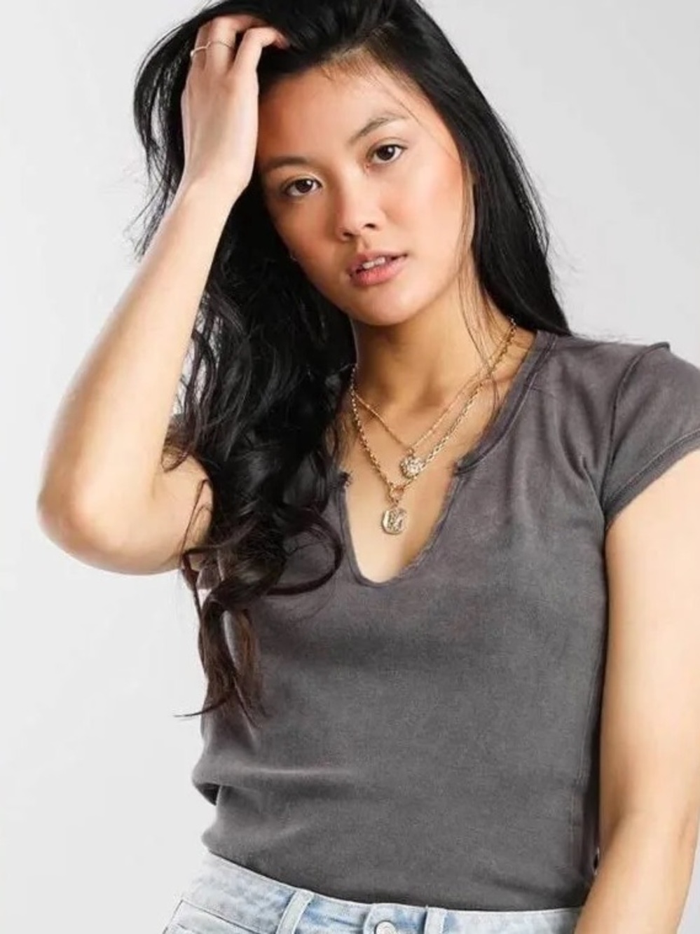 We The Free Always Yours Tee in Faded Grey